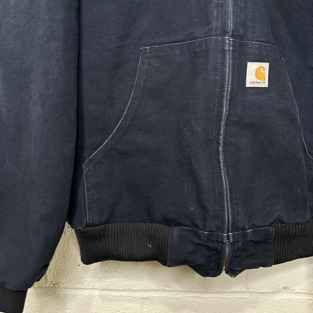 Carhartt Quilted Hooded Active Jacket “Dark Navy” J140 DNY Men’s Large