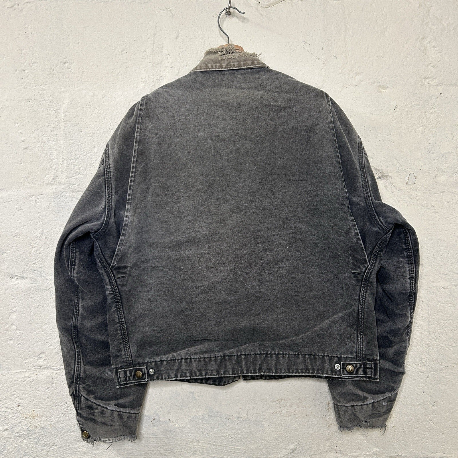Vintage Carhartt Blanket-Lined Detroit Jacket “Petrol Grey” J97 PTL Men’s XL
