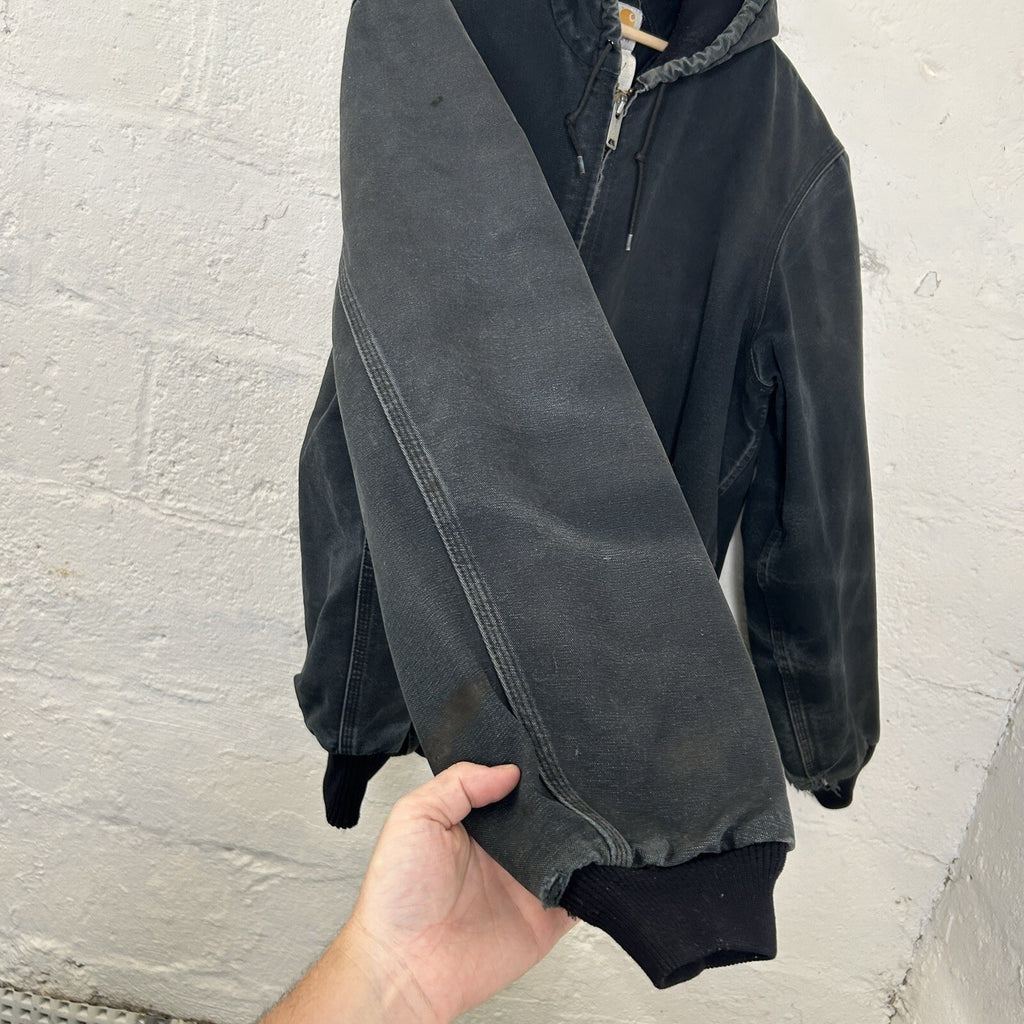Vintage Faded Carhartt Quilted Active Jacket “Black” J140 BLK Men’s X-Large