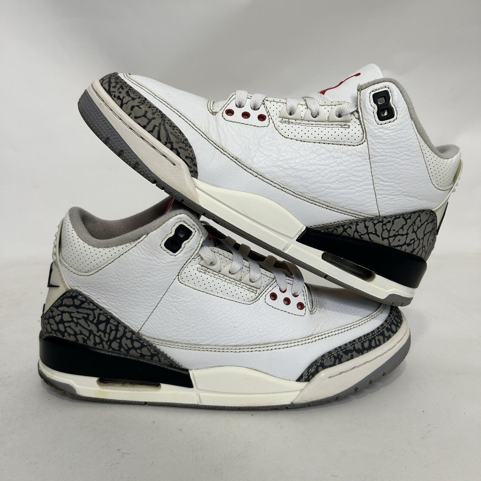 Nike Air Jordan 3 Retro OG Reimagined “White Cement” DN3707-100 Men’s 8 Worn