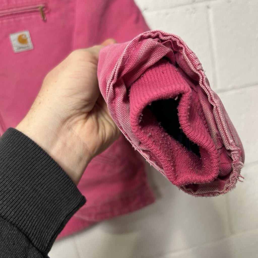 Y2K Carhartt Hooded Detroit Jacket “Watermelon Pink” WJ141