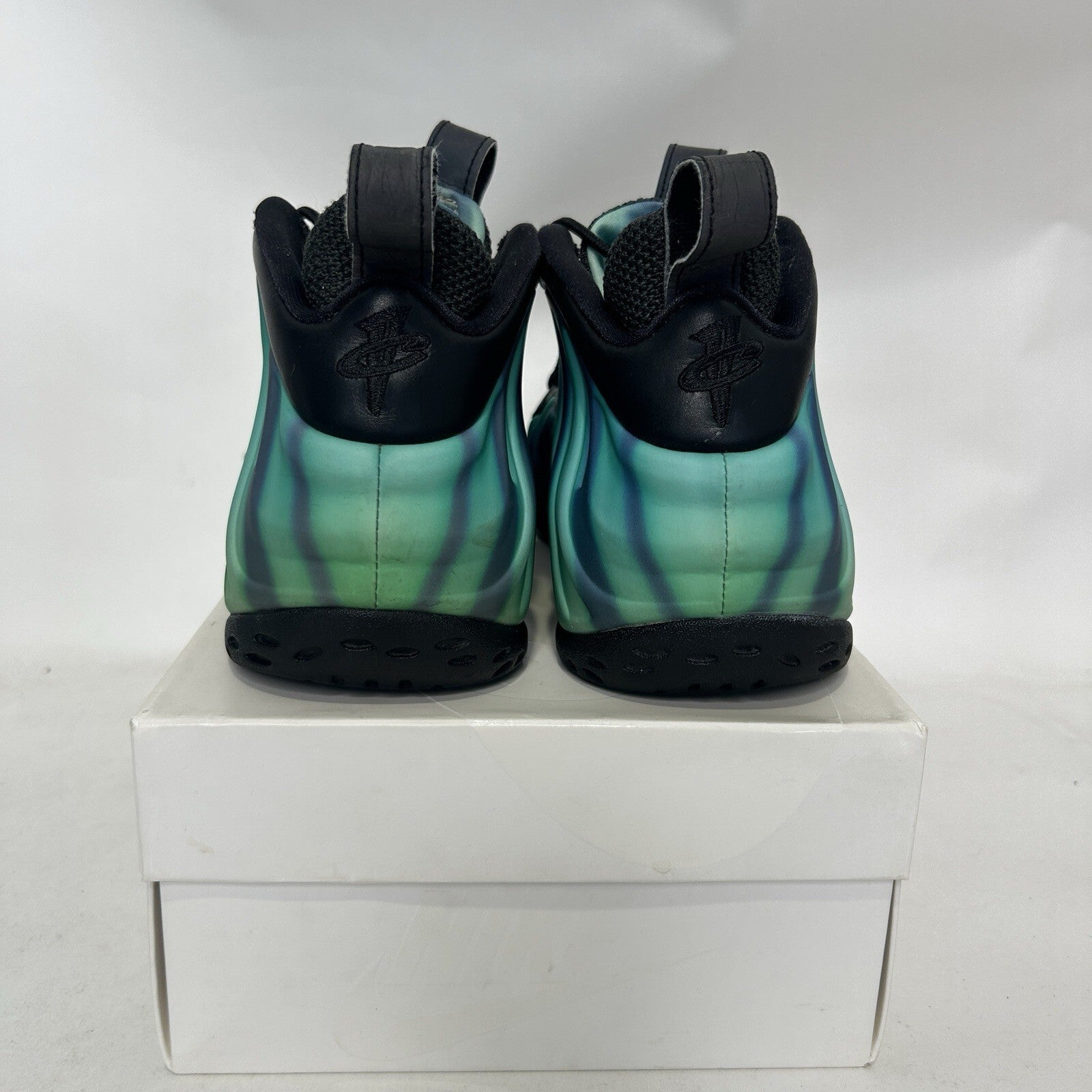 Nike Air Foamposite One “Northern Lights/Black Green” 840559-001 Men's 9.5 Worn