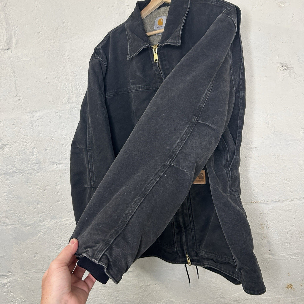 Carhartt Sandstone Sherpa-Lined Ridge Coat “Black” C61 BLK Men’s X-Large