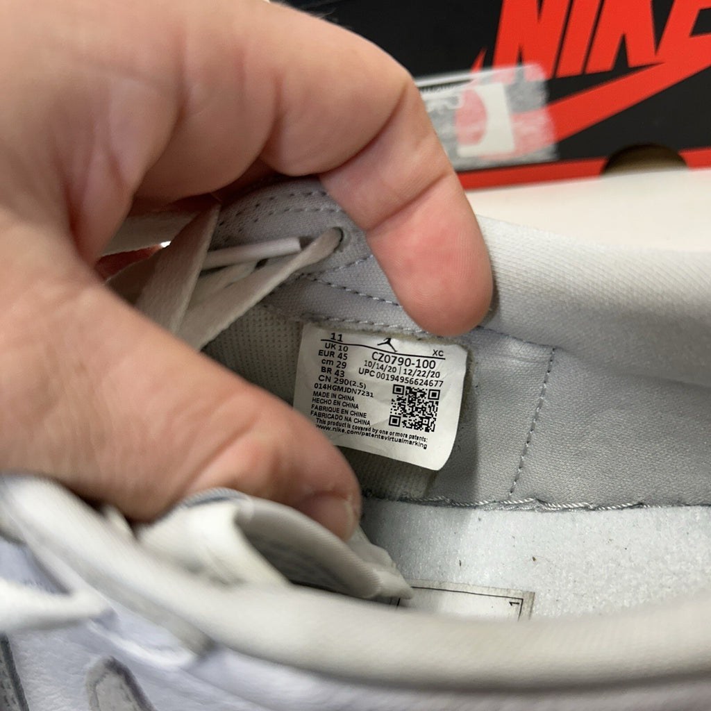 Nike Air Jordan 1 Low OG “Neutral Gray” 2021 CZ0790-100 Men’s 11 Worn