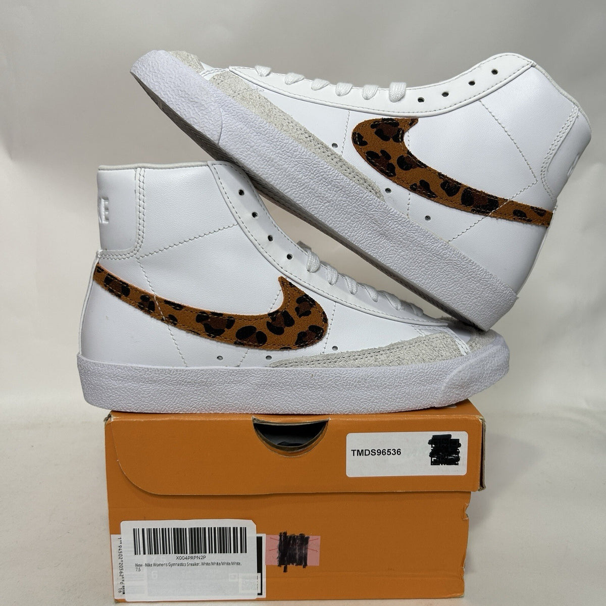 Nike Shoes Blazer Mid ‘77 SE WMNS “Leopard Print” DA8736-101 Women’s 7.5 New