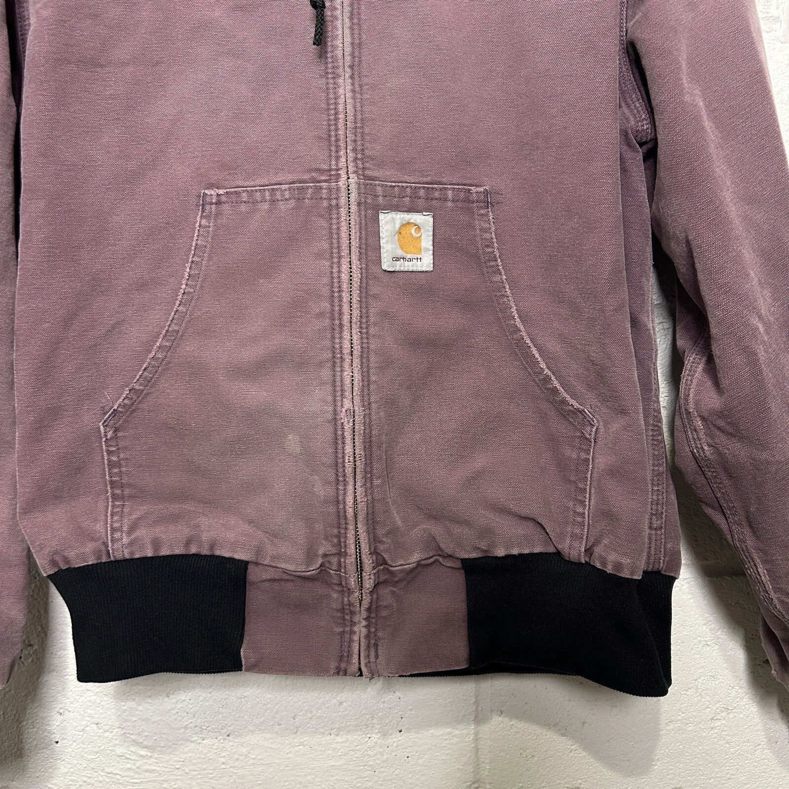 Vintage Carhartt Thermal-Lined Hooded Active Jacket “Damson” JR457 Men’s Large