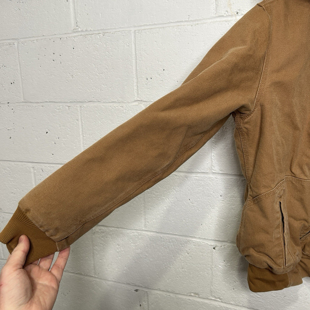 Carhartt Sherpa-Lined Wildwood Jacket “Brown” 100815-211 Women’s Medium