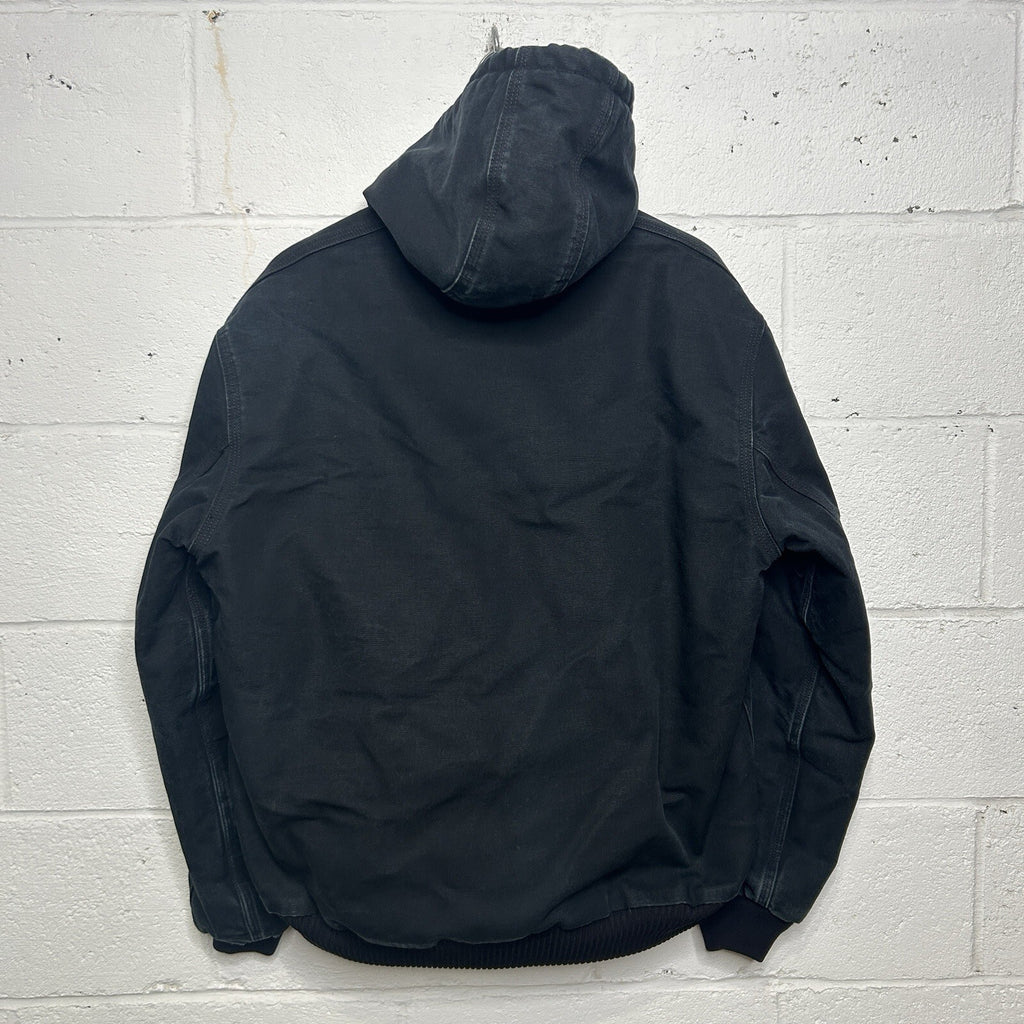 Vintage Carhartt Quilted Hooded Active Jacket “Black” J140 BLK Men’s Medium
