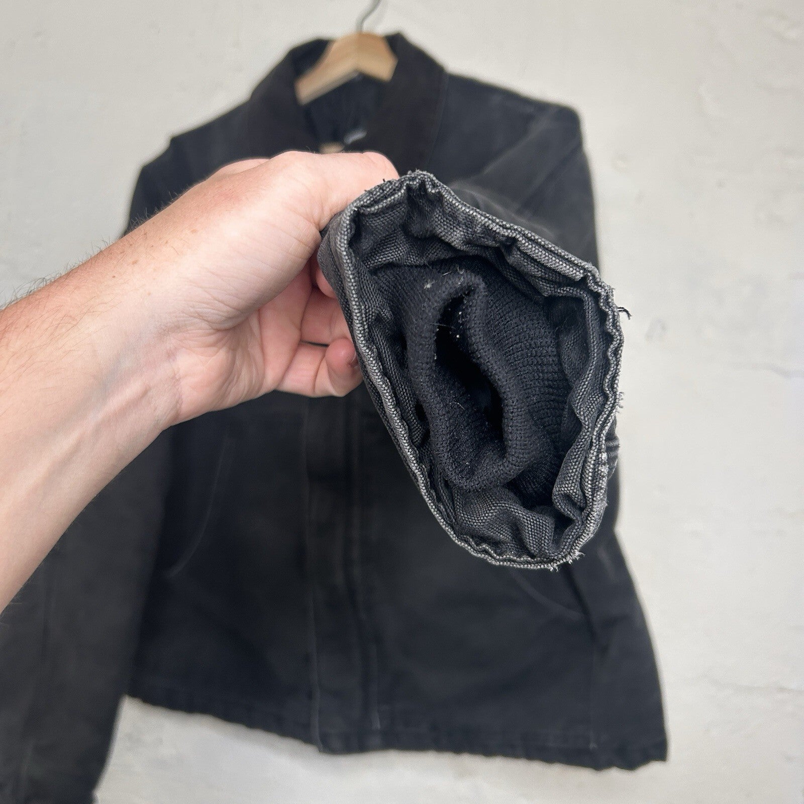 Vintage Carhartt Quilted Artic Jacket “Black” JQ185/J02 BLK Men’s X-Large