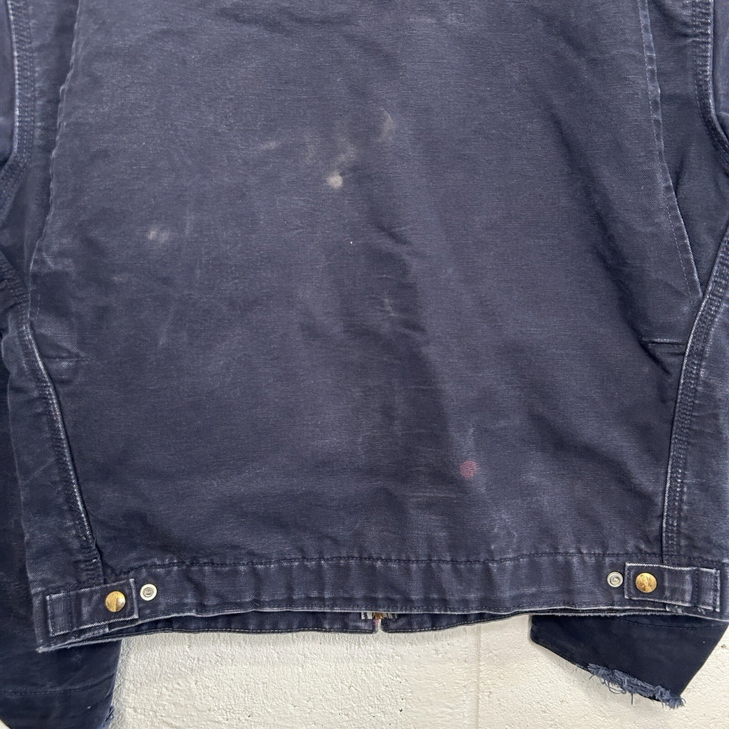 Vintage Carhartt Blanket-Lined Detroit Jacket “Dark Navy” J01 DNY Men’s 42/Large