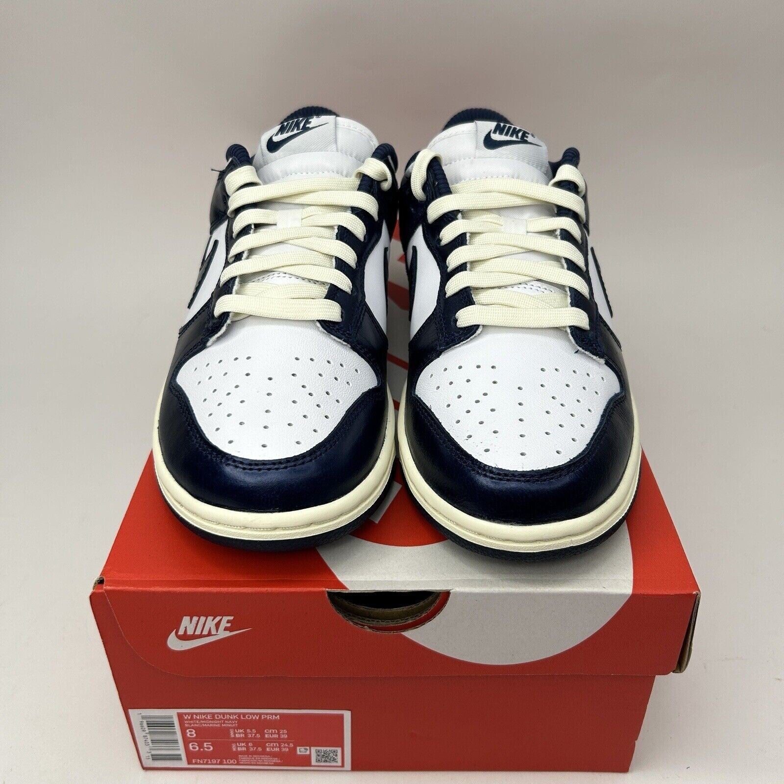Nike Dunk Low Premium WMNS “Vintage Navy” FN7197-100 Women’s 8 New