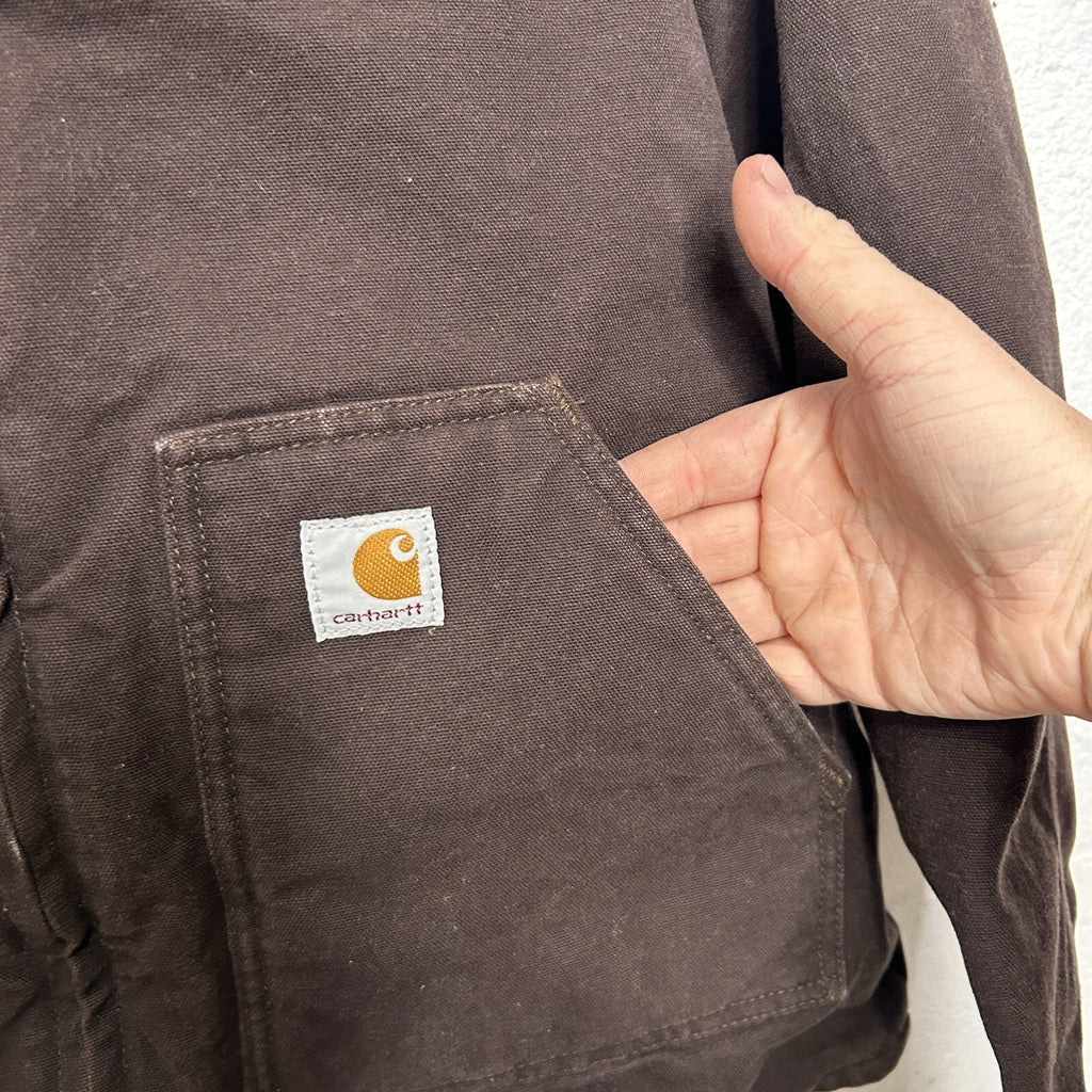 Vintage Carhartt Sherpa-Lined Canyon Jacket “Dark Brown” WJ022 DKB Women’s Large