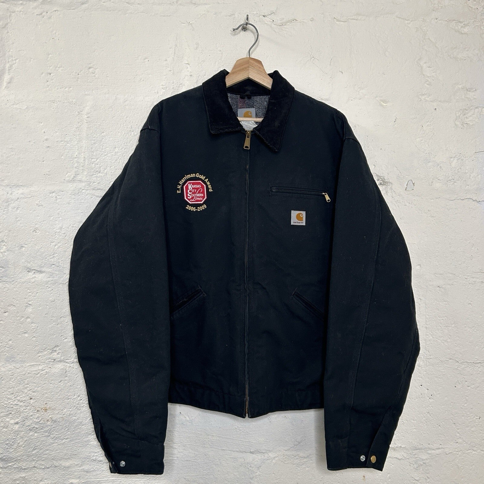 Vintage Carhartt Blanket-Lined Detroit Jacket “Black” J01 BLK Men’s X-Large