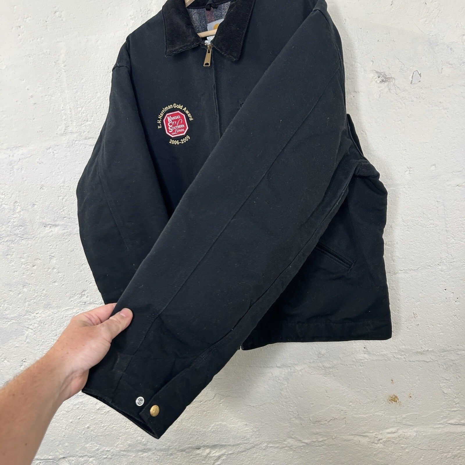 Vintage Carhartt Blanket-Lined Detroit Jacket “Black” J01 BLK Men’s X-Large