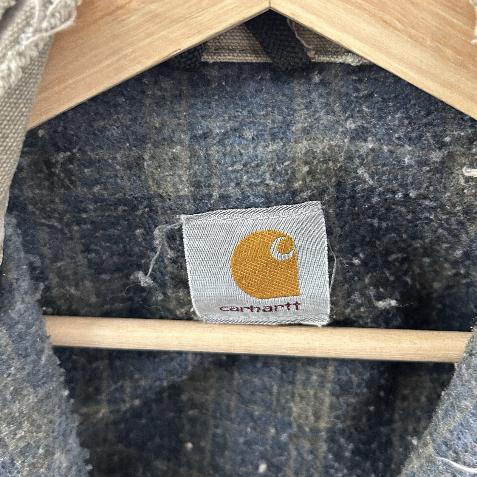 Vintage Carhartt Blanket-Lined Detroit Jacket “Petrol Grey” J97 PTL Men’s XL