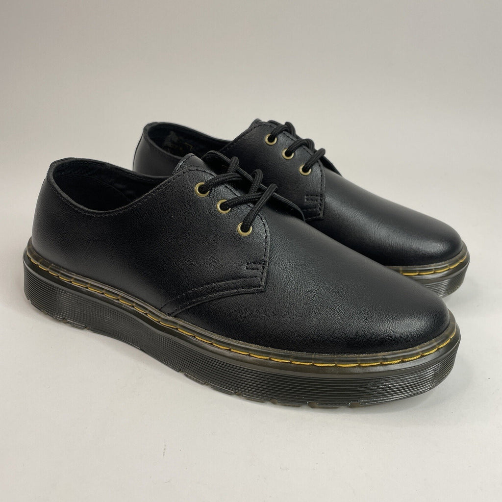 Dr. Martens Zavala Lo Oxford Black Leather Women’s Size 8 Men’s Size 7 - LA004