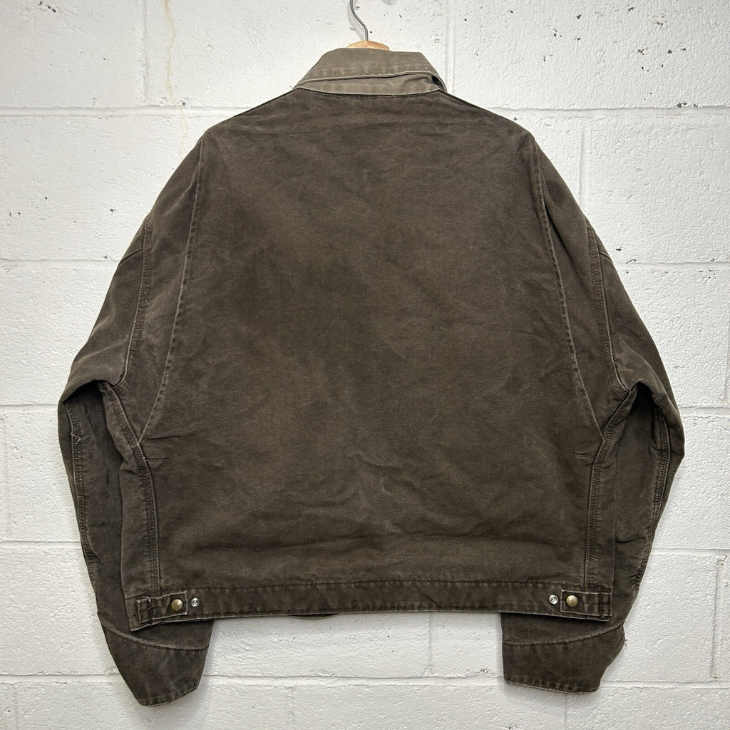 Vintage Carhartt Blanket-Lined Detroit Jacket “Timber” J97 TMB Men’s 2XL