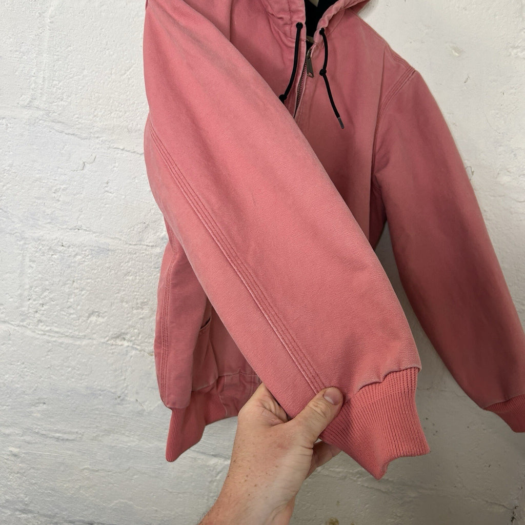 Y2K Carhartt Hooded Active Jacket “Sherbet Pink” WJ130 SBT Women’s Medium