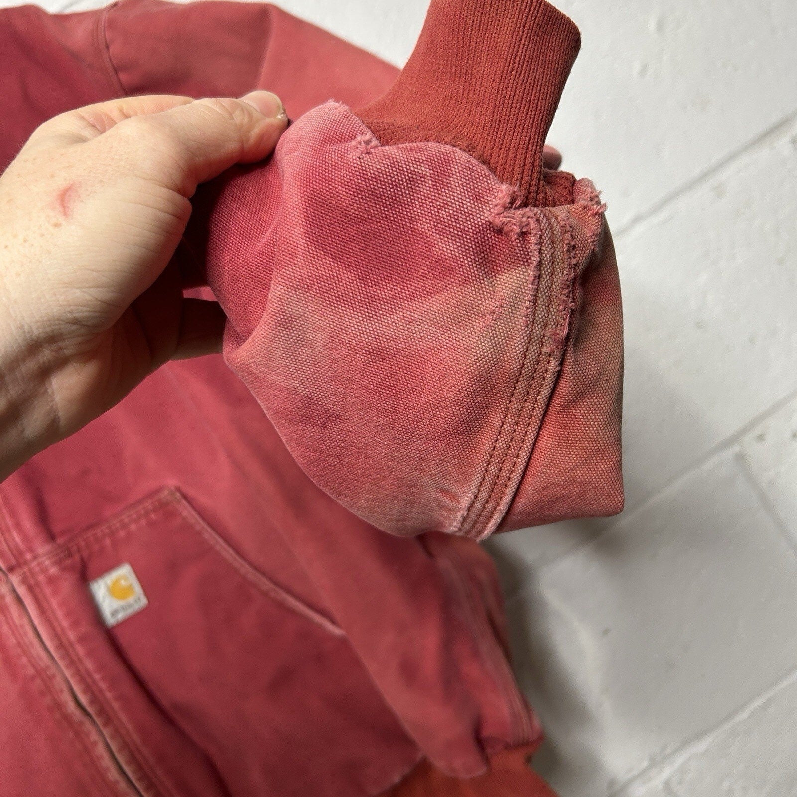 Vintage Carhartt Fleece-Lined Active Jacket “Dark Red” J158 DKR