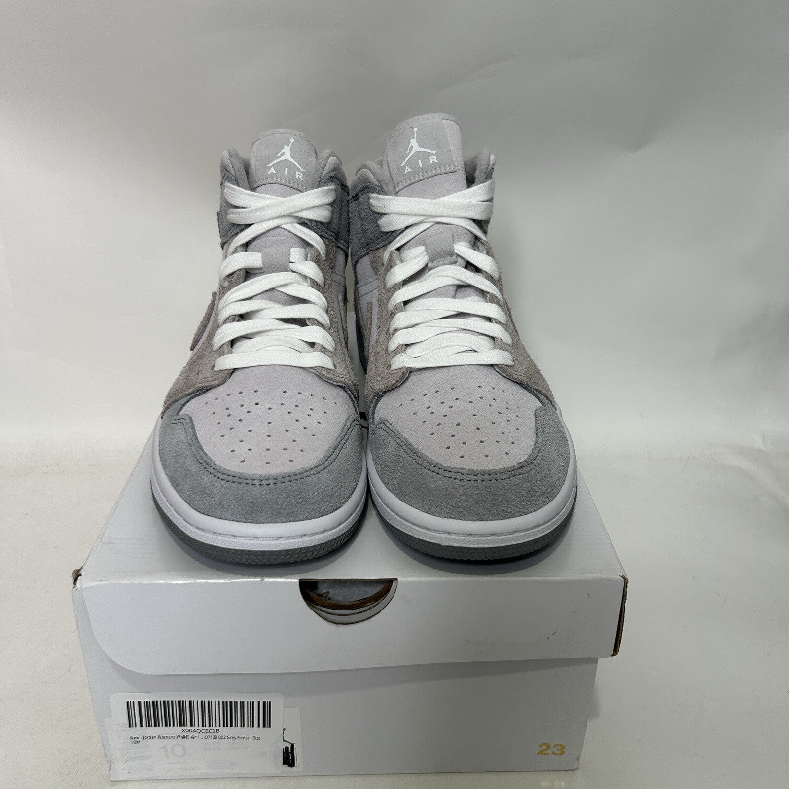Nike Air Jordan 1 Mid SE WMNS “Particle Grey/Fleece” DO7139-002 Women’s 10 New