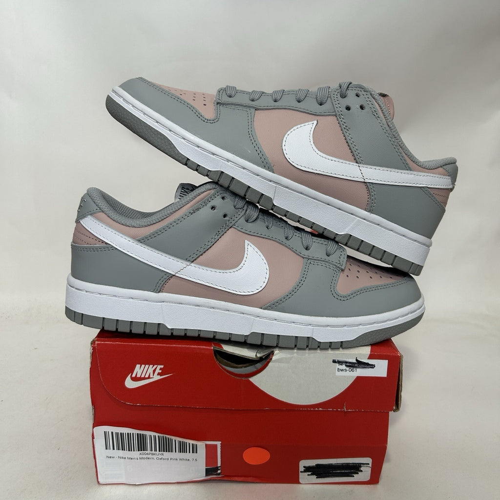 Nike Dunk Low Retro WMNS “Soft Grey Oxford Pink” DM8329-600 Women’s 7.5 New