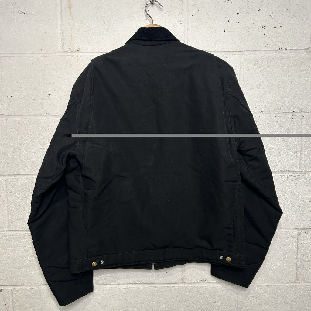 Y2K Carhartt Blanket-Lined Detroit Jacket “Black” Leupold J001 BLK Men’s LT New