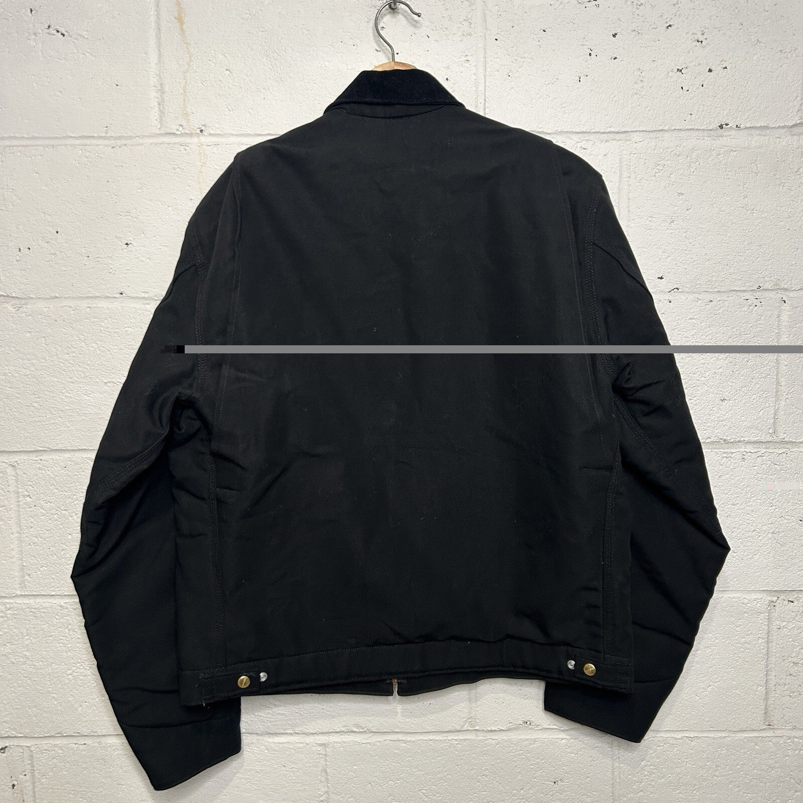 Y2K Carhartt Blanket-Lined Detroit Jacket “Black” Leupold J001 BLK Men’s LT New