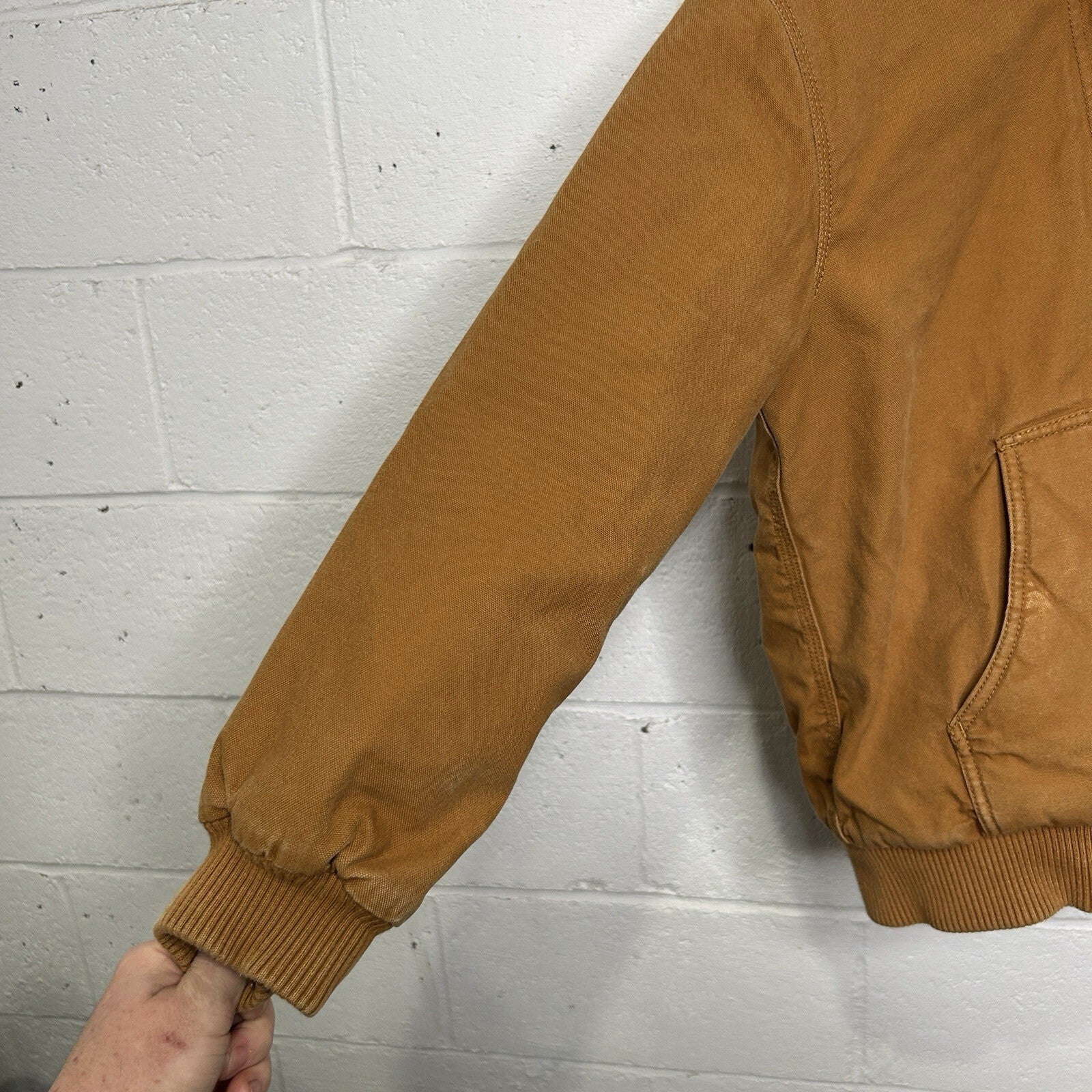 Y2K Carhartt Quilt-Lined Active Jacket “Light Brown” Youth Large/Women’s Small