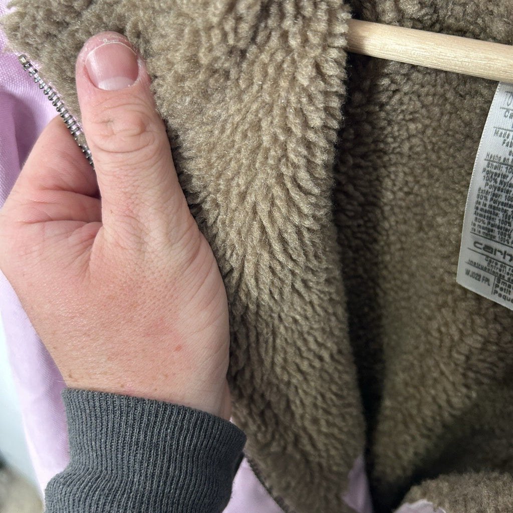 Carhartt Sherpa-Lined Canyon Jacket “Light Pink” WJ022 FPL