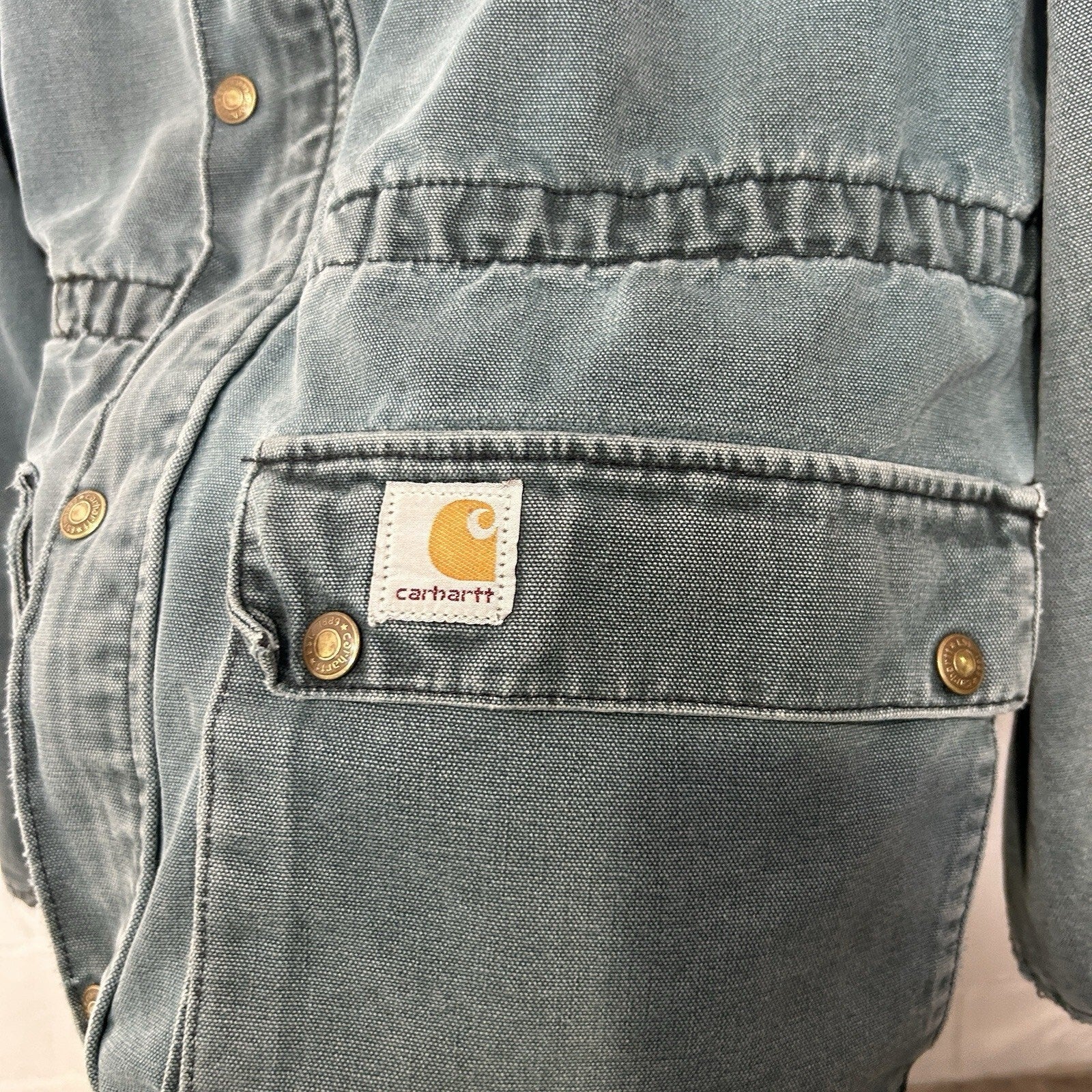Vintage Carhartt Duster Cape Coat Jacket “Hunter Green”