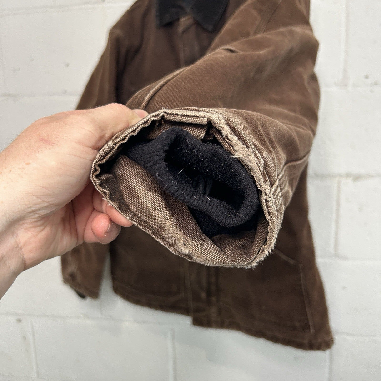 Vintage Carhartt Quilted Artic Jacket “Dark Brown” C26 DKB Men’s Medium