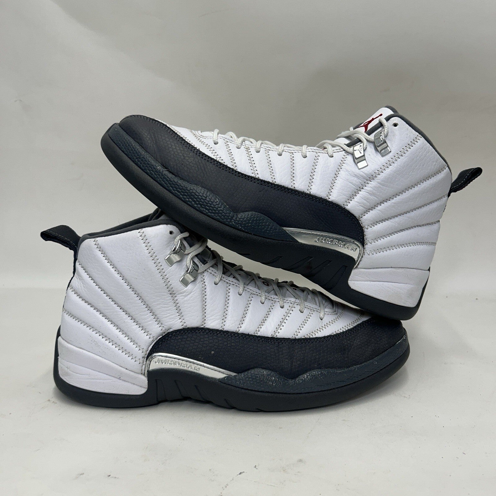 Nike Air Jordan 12 Retro OG “Stealth/Dark Grey White Red” 130690-160 Men’s 12