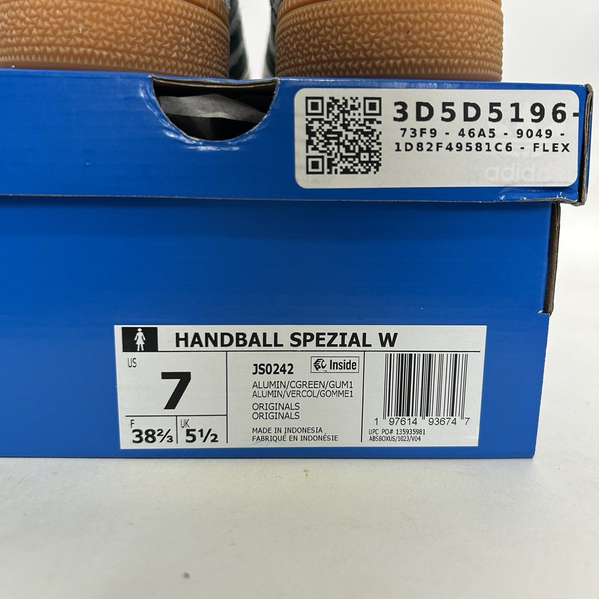 Adidas Handball Spezial WMNS “Alumina Grey Collegiate Green” JS0242 Women’s 7