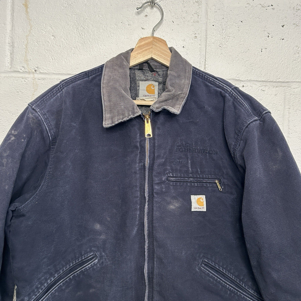 Vintage Carhartt Blanket-Lined Detroit Jacket “Dark Navy” J01 DNY Men’s 42/Large