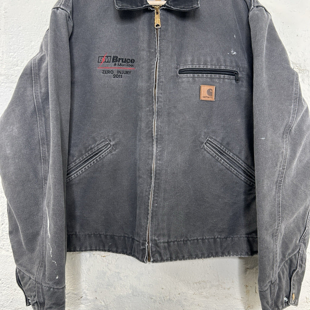 Vintage Carhartt Blanket-Lined Detroit Jacket “Gravel” J97 GVL Men’s Large