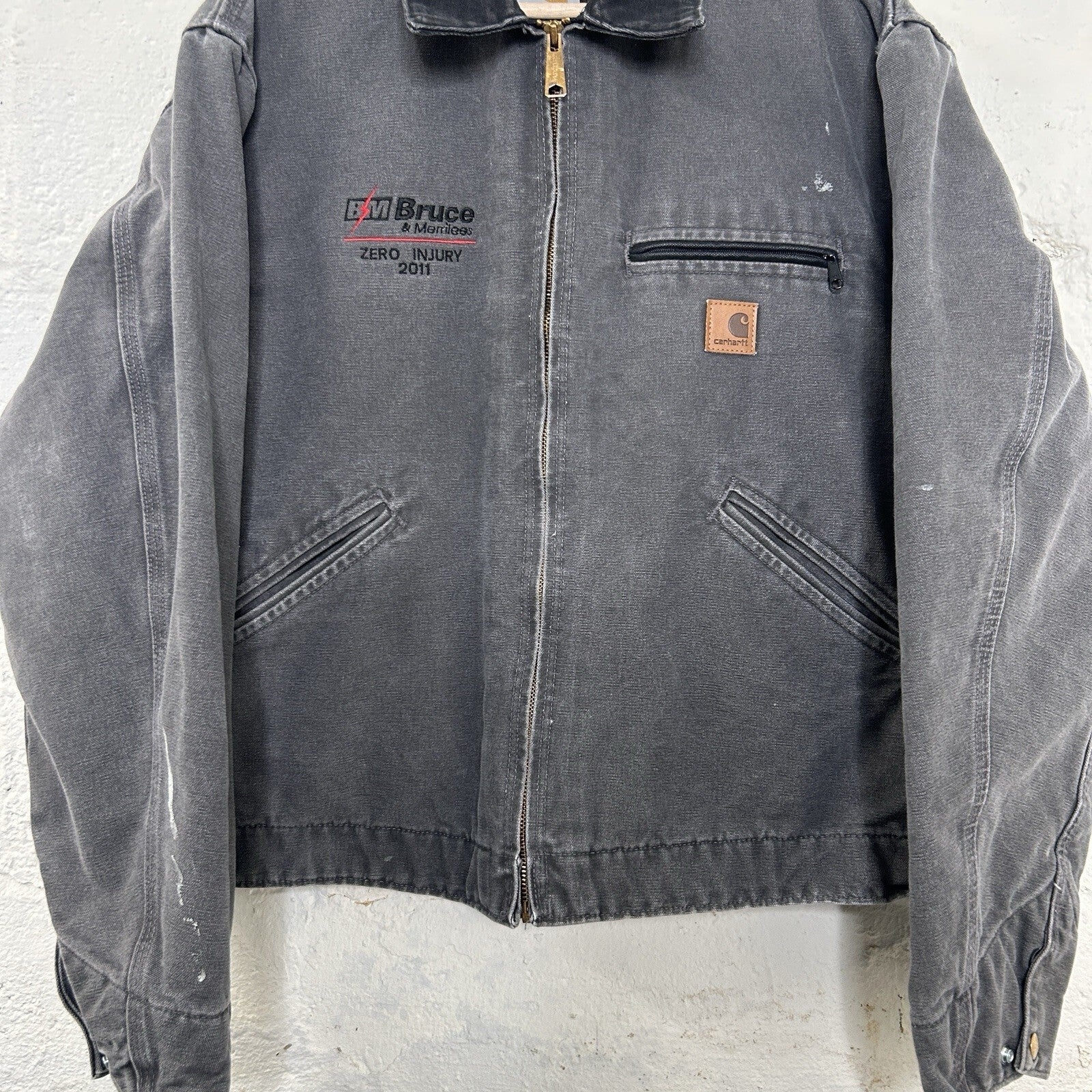 Vintage Carhartt Blanket-Lined Detroit Jacket “Gravel” J97 GVL Men’s Large
