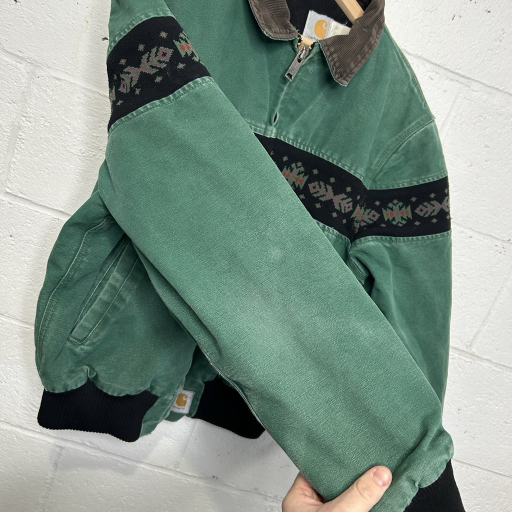 Vintage Carhartt Southwestern/Aztec Santa Fe Jacket “Cactus” JQ0458 Men’s Med