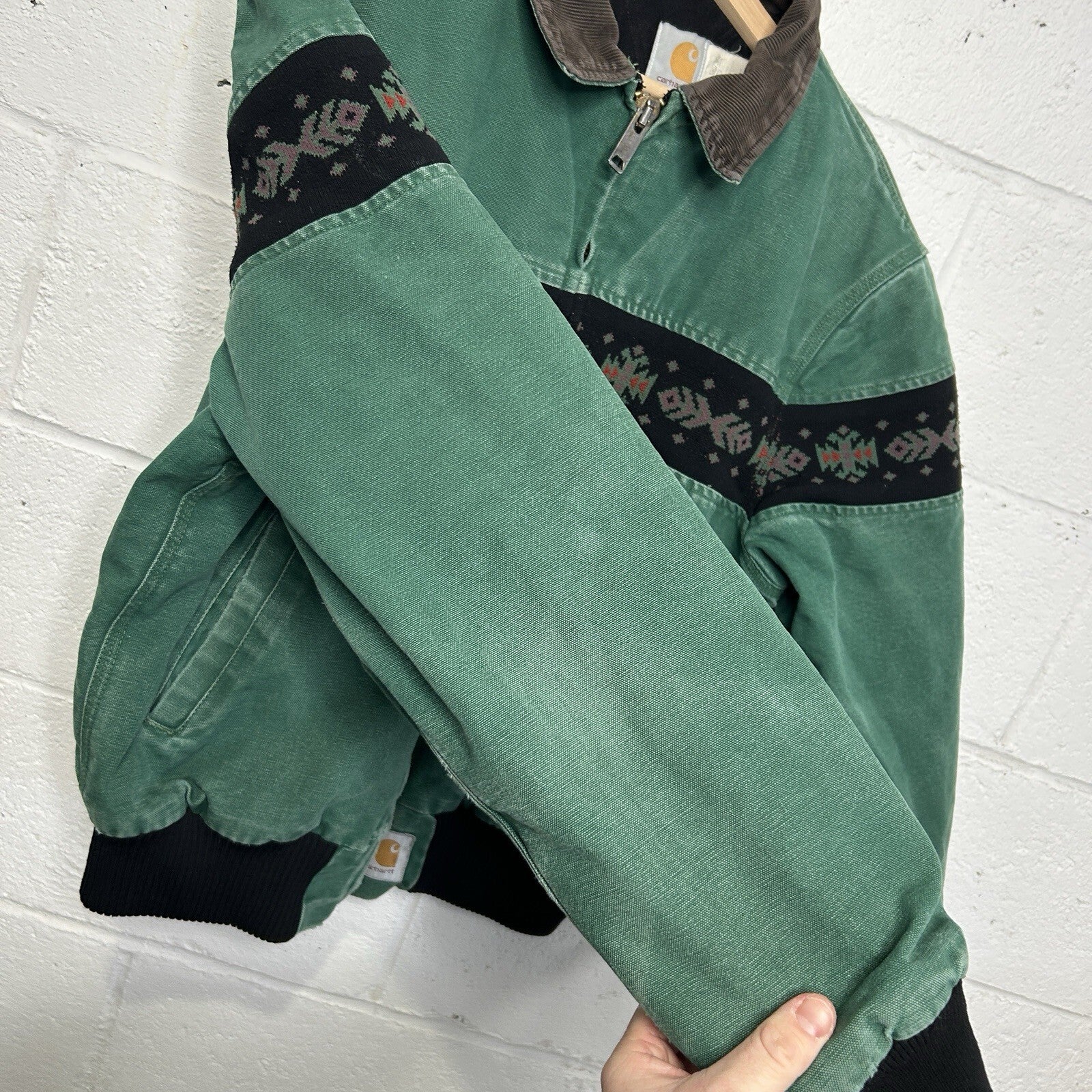 Vintage Carhartt Southwestern/Aztec Santa Fe Jacket “Cactus” JQ0458 Men’s Med