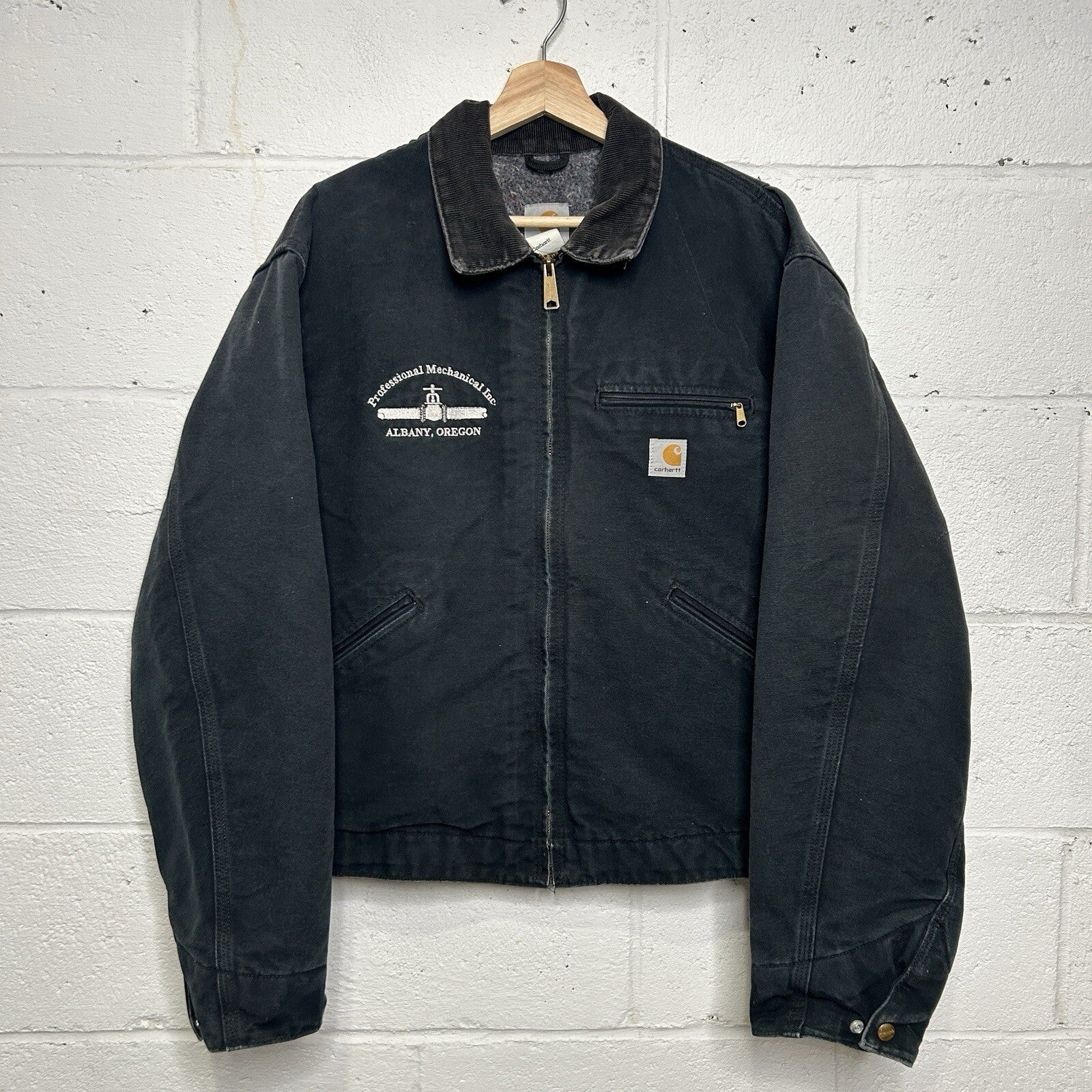 Vintage Carhartt Blanket-Lined Detroit Jacket “Black” J01 BLK Men’s X-Large