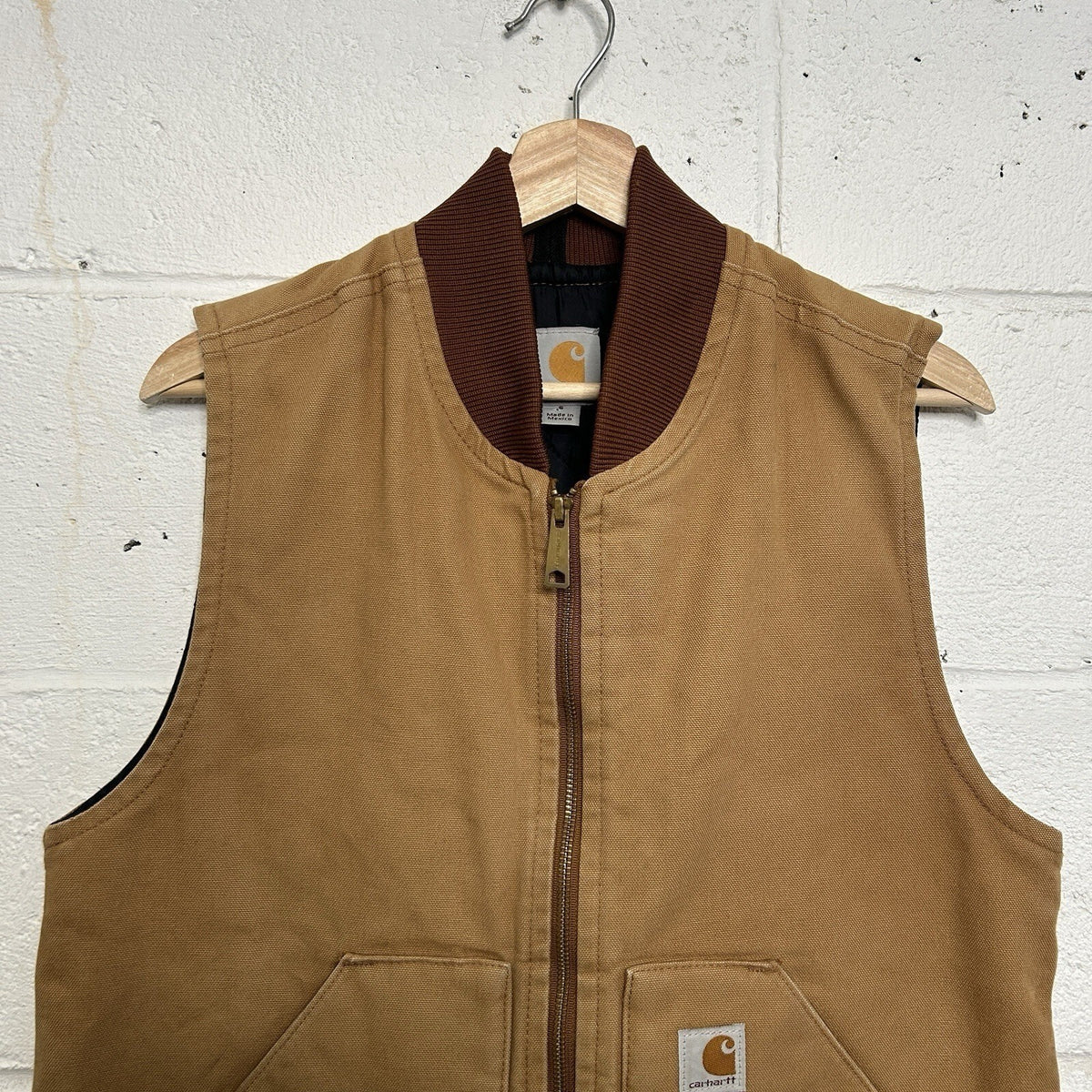 Y2K Carhartt Quilted Artic Vest “Brown” V01 BRN Men’s Small