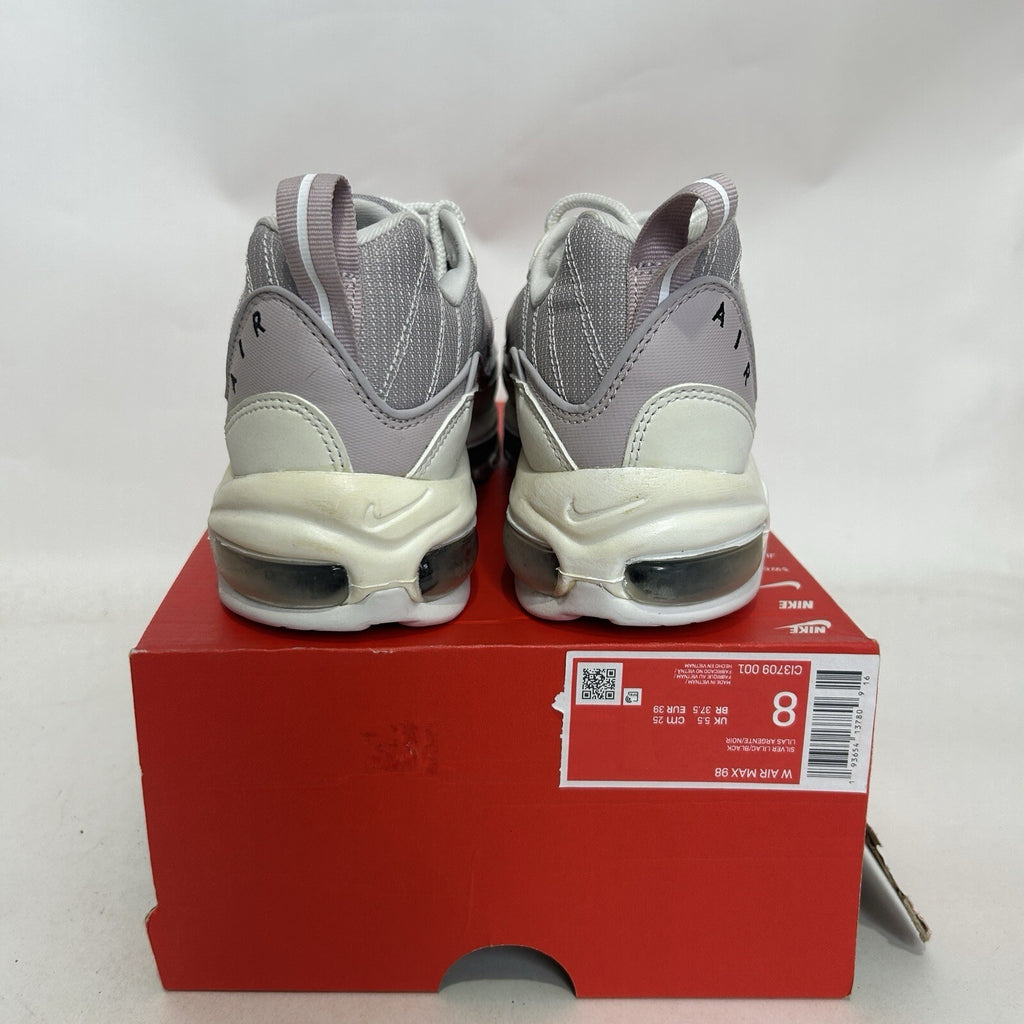 Nike Air Max 98 WMNS “Silver Lilac Violet Black White” CI3709-001 Women's 8