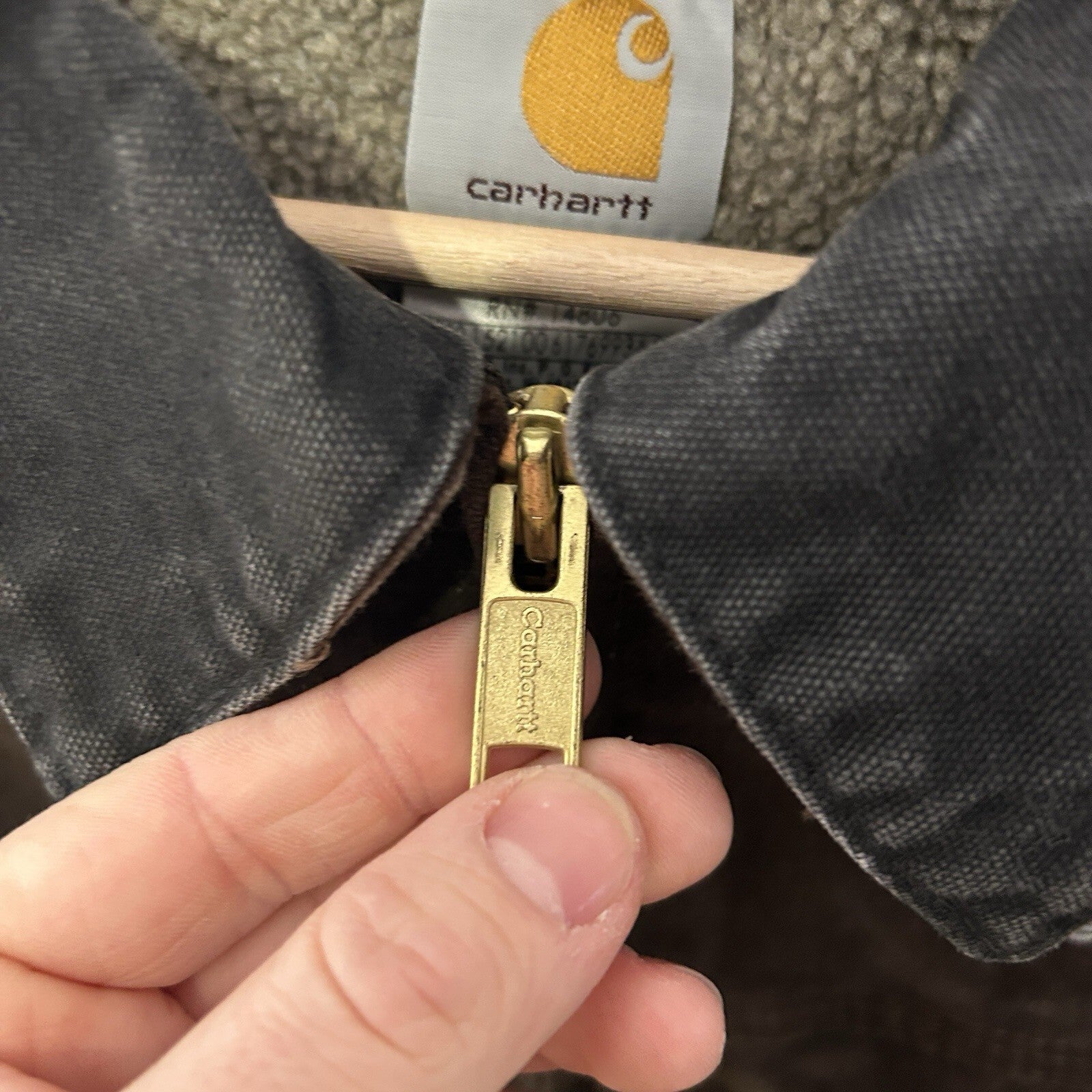 Vintage Carhartt Sherpa-Lined Ridge Jacket “Dark Brown” C61 DKB Men’s X-Large