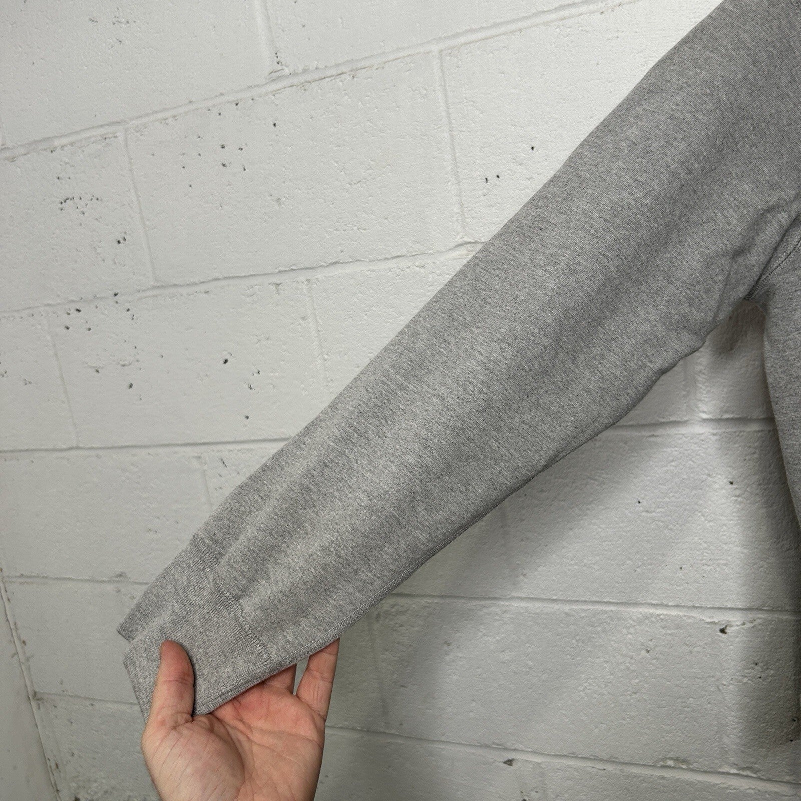 Supreme Disrupt Sweatshirt Hoodie “Grey Pink” SS15 Men’s Medium