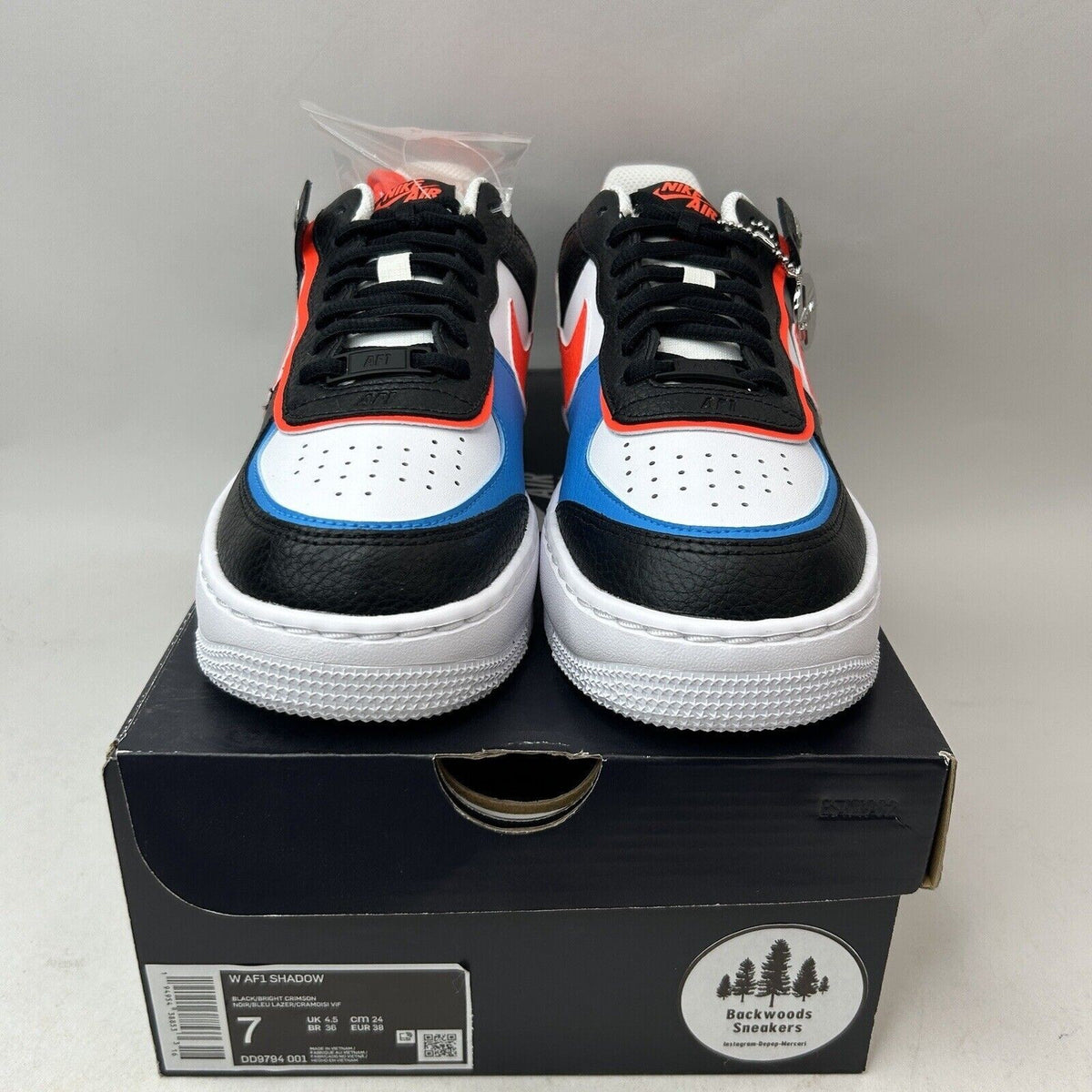 Nike Shoes Air Force 1 Shadow WMNS “Stars/White Bright Crimson” 2024