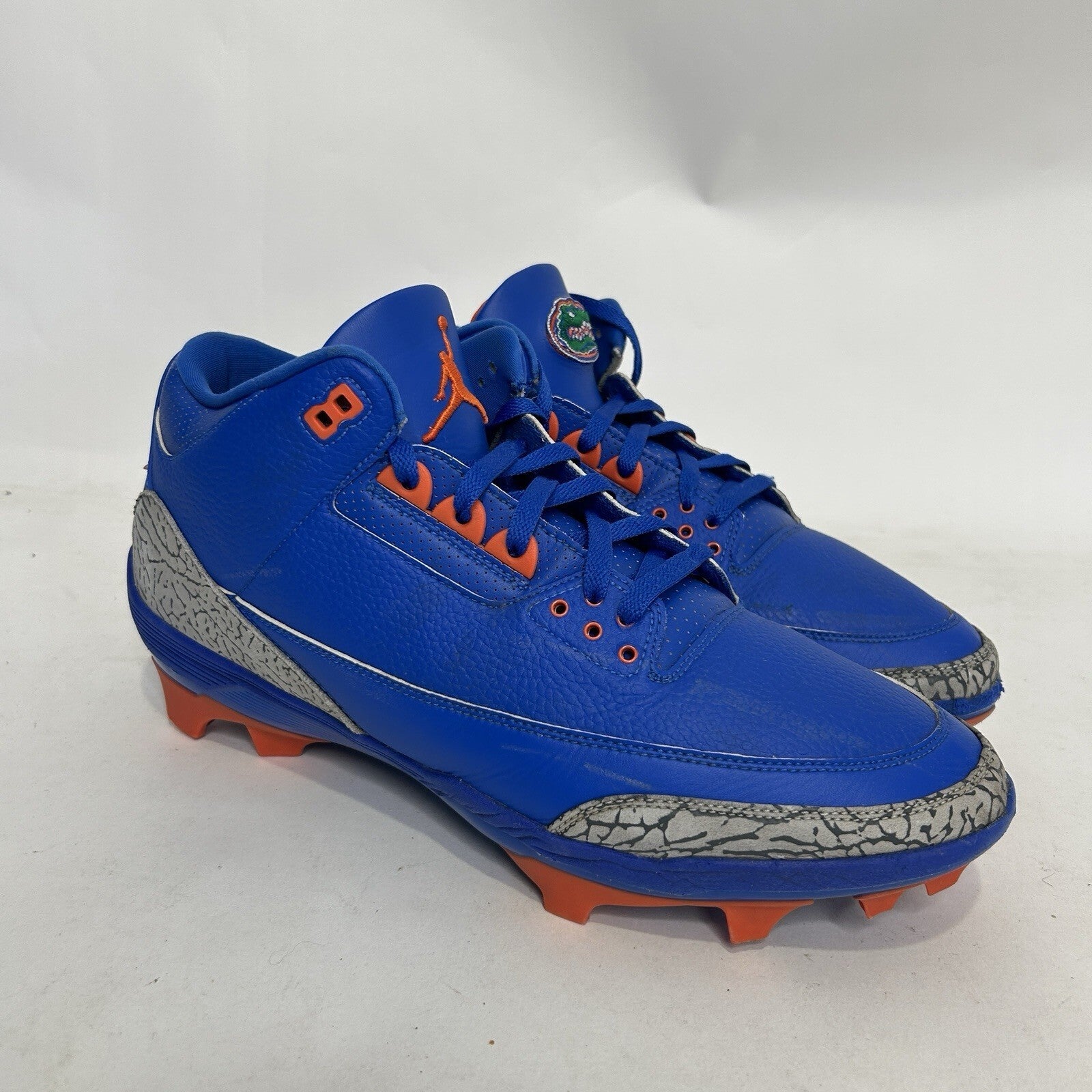 Nike Jordan 3 Retro PE Force Savage Football Cleats “Florida Gator” HF5573-408