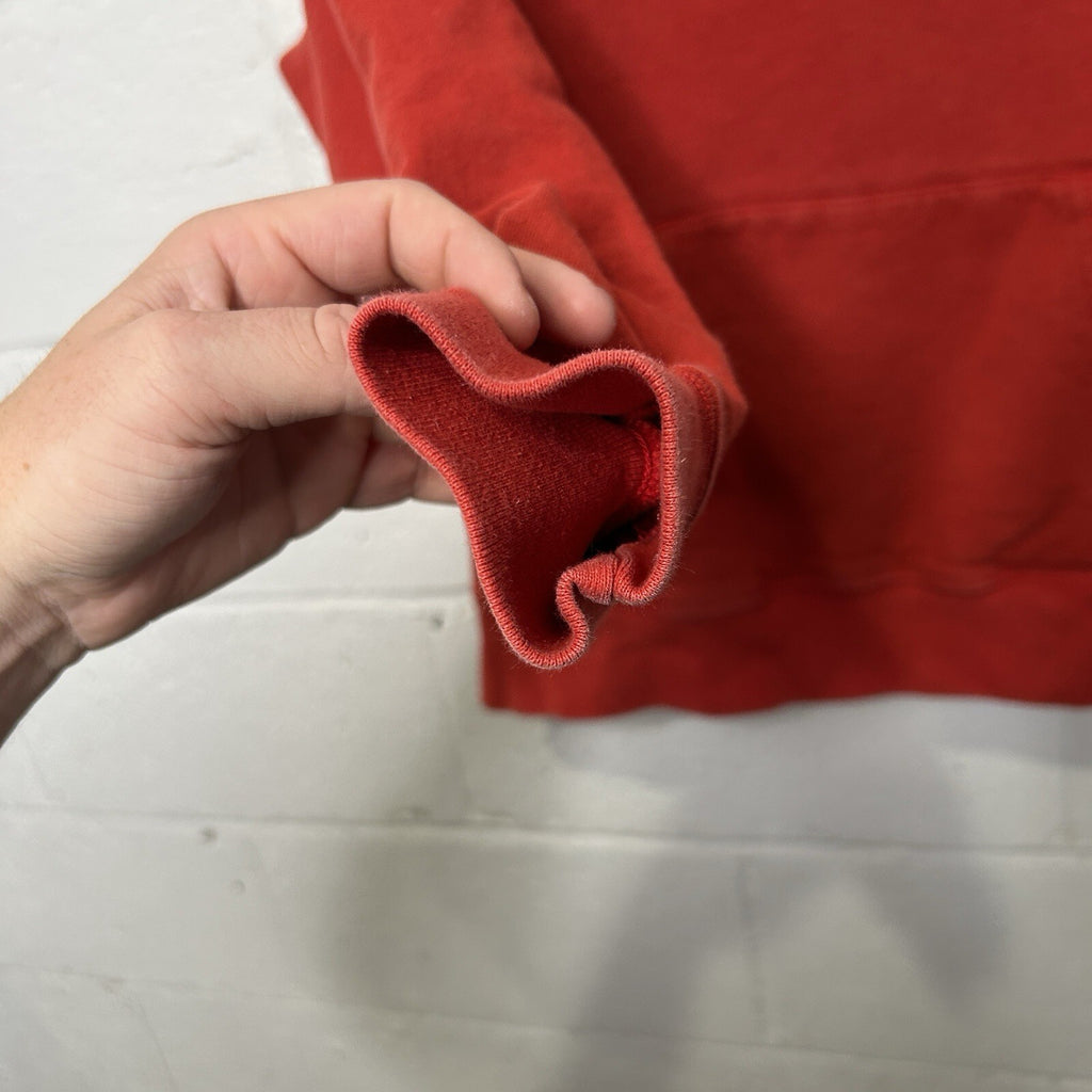 Supreme Don't Care Sweatshirt Pullover Hoodie “Burnt Red” FW21 Men’s Small