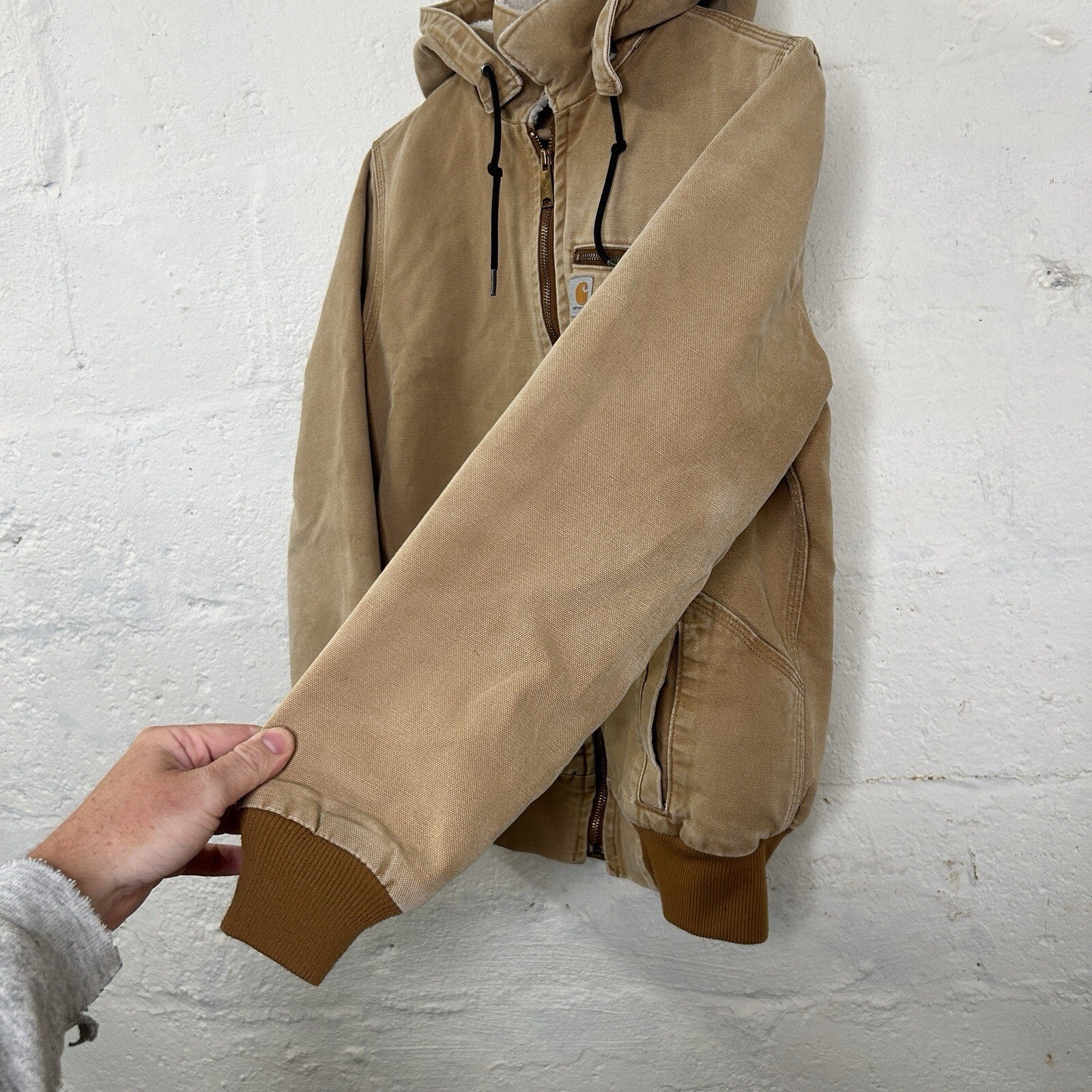 Carhartt Sherpa-Lined Wildwood Jacket “Brown” 100815-211 Women’s Medium