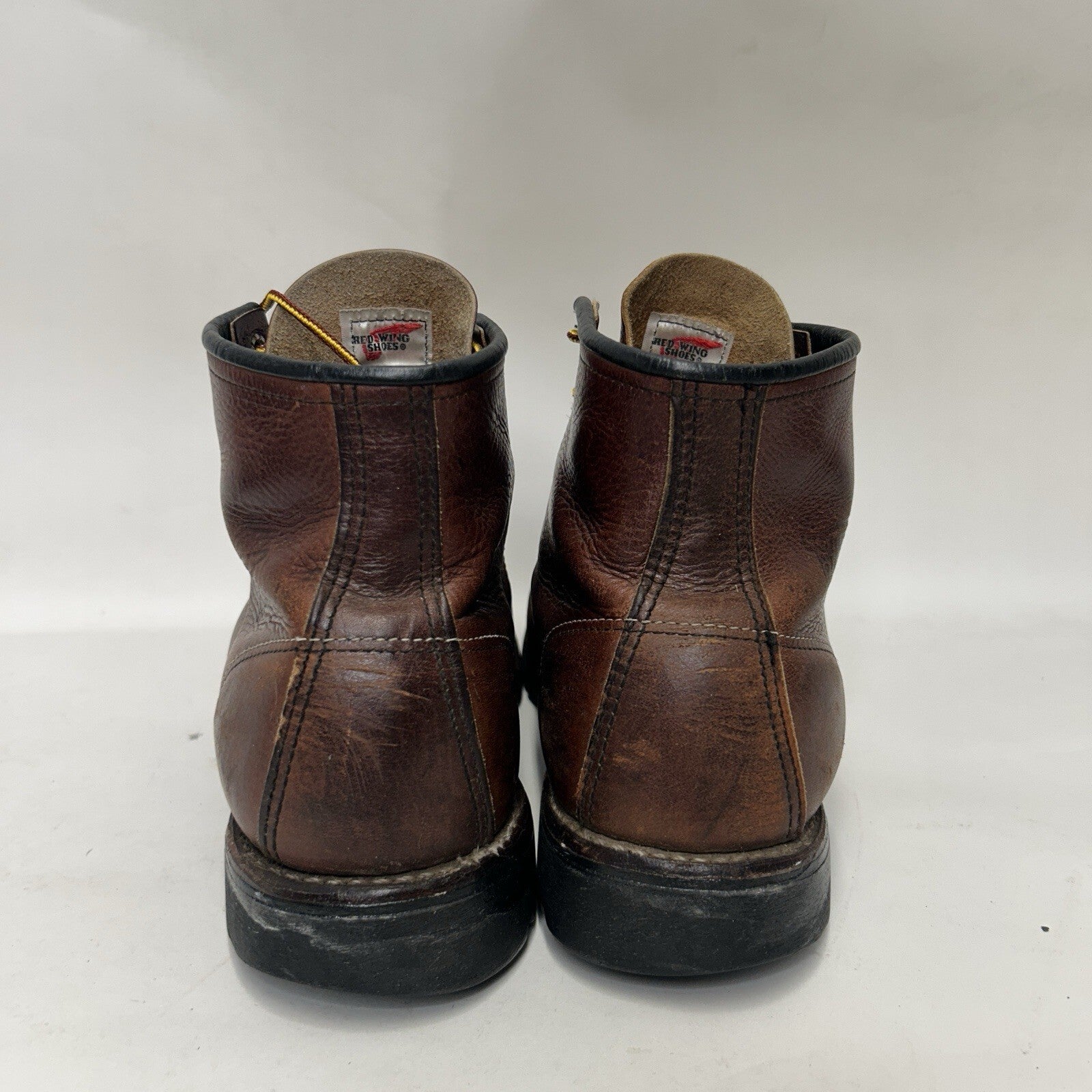 Red Wing Roughneck 6-inch Moc Work Boots “Dark Brown” 8146 Men’s 12D Worn
