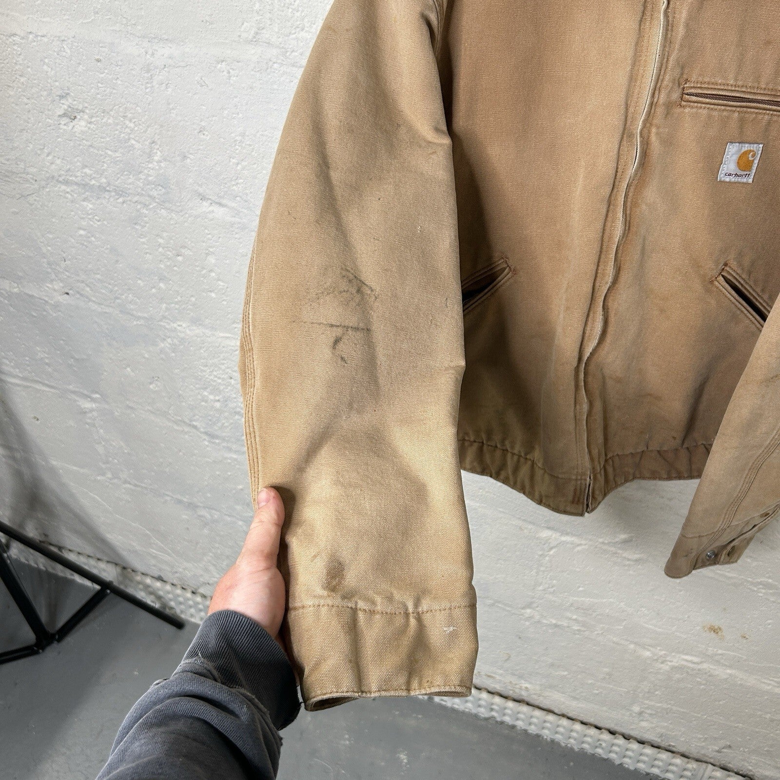 Vintage Carhartt Blanket-Lined Detroit Jacket “Brown” J01 BRN Men’s Small