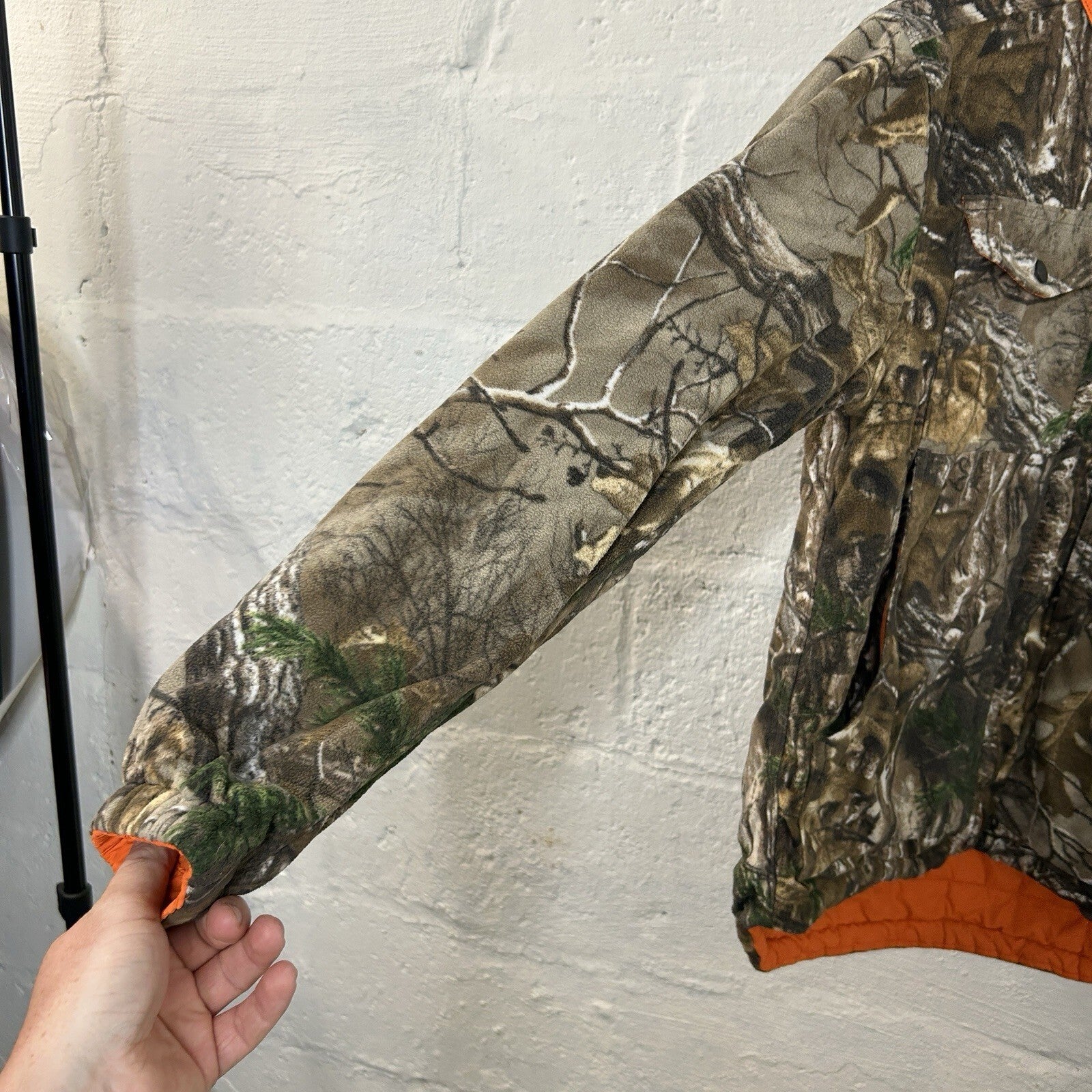 Carhartt Reversible Woodsville Jacket “Realtree Camo Blaze Orange” Men’s Small